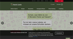 Desktop Screenshot of banklinth.ch